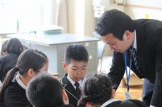 第1回公開授業　小中一貫説明会