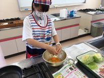 調理実習の様子