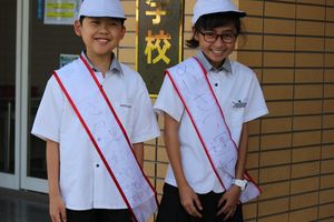 あいさつ運動実施中！【生活指導】