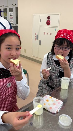 ミルク教室を実施しました（6年生）　【食育】