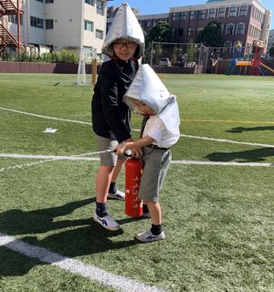 避難訓練がありました。【保健安全】