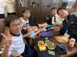 副校長先生　参事先生とスペシャルランチ【心の教育】