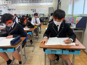 私学テストがありました【知力・学力育成】