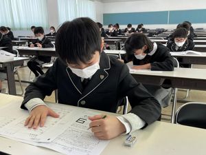 適性検査チャレンジを実施しました！【知力・学力育成】