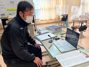 オンライン授業が充実しています！　【学校生活】