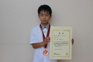 茨城県陸上競技交流大会　第3位入賞おめでとうございます　【英宏小生の活躍】