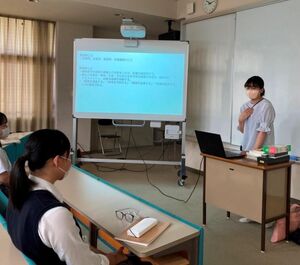 ゆきえ先生が「職業講話」で講演をしました　【EIKOスタッフ】