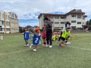 小学校での運動会！　【幼小連携教育】