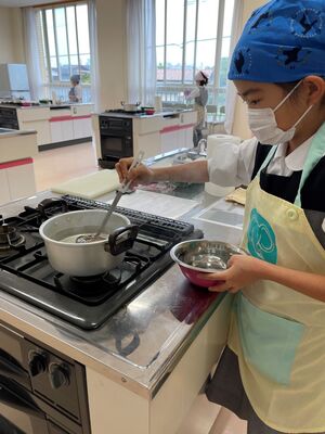 5年生　ひとりクッキング【学校生活】
