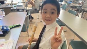 リコーダーの学習を再開しています　【学校生活】