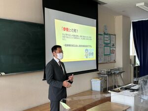 がん教育がありました　【保健安全教育】