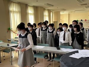 6年生を送る会がありました　【学校行事】