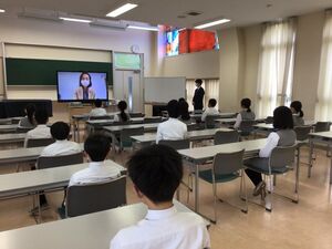 終業式がありました　【学級活動】