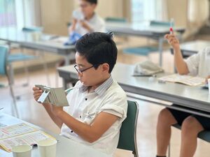 歯磨き教室がありました　【保健安全教育】
