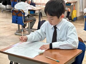 めざせ全国1位！　私学テストがありました　【学力向上】