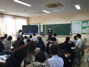 公開授業・進学実現学習会がありました　【学校公開】
