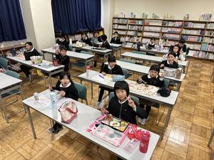 自由登校日の昼食【学校生活】