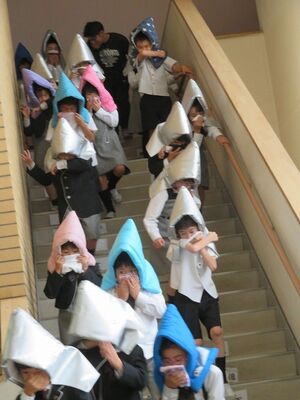 避難訓練がありました　【安全教育】