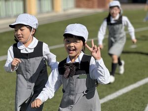 業間５分完走がはじまりました！　【体力向上】