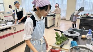 おいしい野菜料理をつくろう！　【授業風景】