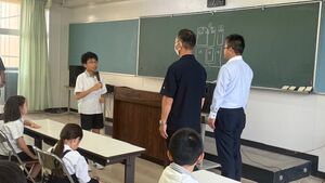 避難訓練（不審者）がありました