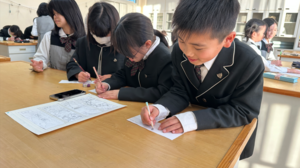 マンガ・イラスト教室がありました（放課後スクール）