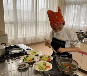 食べて元気に【授業風景】