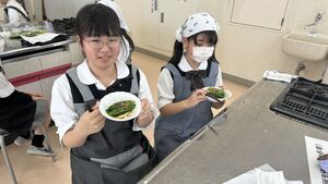 5年生　初調理実習！　　【授業風景】