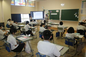 公開授業・進学実現学習会がありました【学校公開】