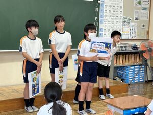 １年生へ「睡眠のたいせつさ講座」【英宏小学校保健委員会】