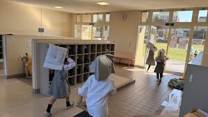 避難訓練（火災）が行われました　【安全教育】