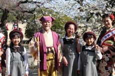 スプリングスクール２日目　偕楽園散策