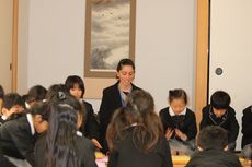 自由登校日　和室でLUNCH