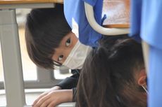 防災訓練　シェイクアウト＋火災訓練