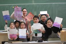 英語でアート教室　３Dアート