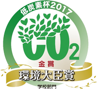 低炭素杯2017 全国大会「環境大臣賞 金賞」